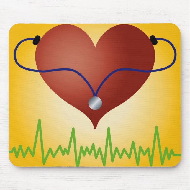 ALFOMBRILLA DE RATÓN CORAZÓN (Frente)