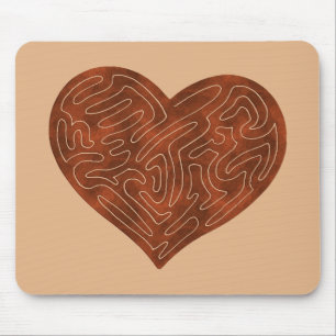 ALFOMBRILLA DE RATÓN CORAZÓN A-MAZE-ING (ROJO)