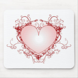Alfombrilla De Ratón Corazón afiligranado