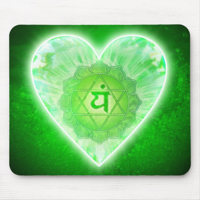 Alfombrilla De Ratón Corazón Chakra Mousepad (Frente)
