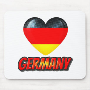Alfombrilla De Ratón Corazón de Alemania