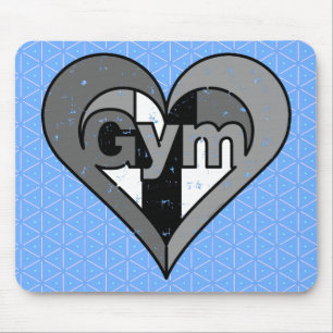 Alfombrilla De Ratón Corazón de gimnasio con problemas