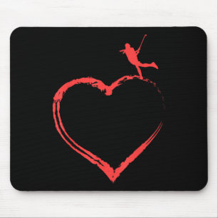 Alfombrilla De Ratón Corazón de Hockey sobre Césped _4