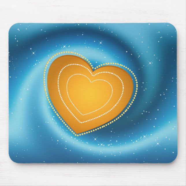 Alfombrilla De Ratón Corazón de oro Mousepad (Frente)