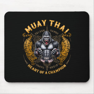 Alfombrilla De Ratón Corazón de un campeón - Kickboxing y Muay Thai eno