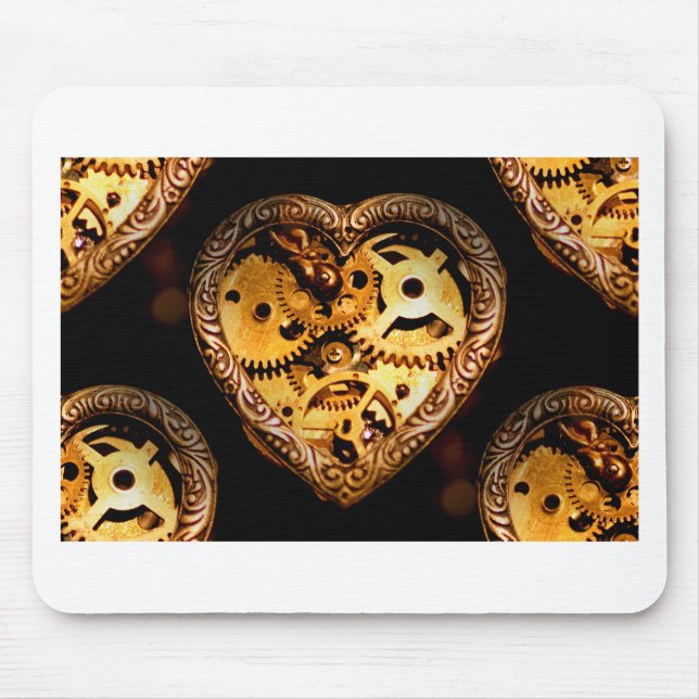Alfombrilla De Ratón corazón de vapor (Frente)