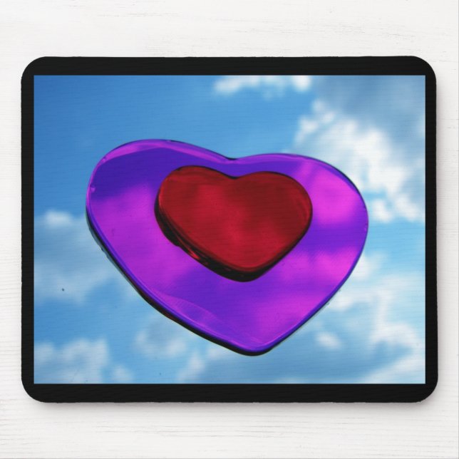 Alfombrilla De Ratón Corazón del amor (Frente)