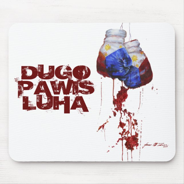 Alfombrilla De Ratón Corazón del guerrero filipino (Frente)