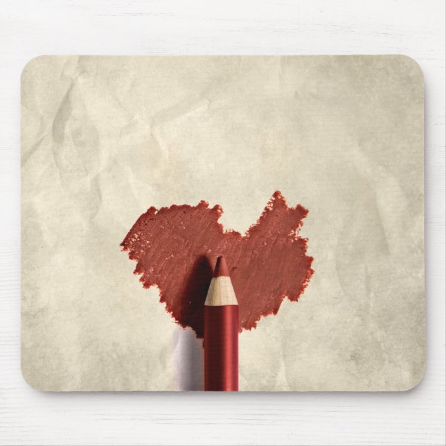 Alfombrilla De Ratón Corazón escarchado (Frente)