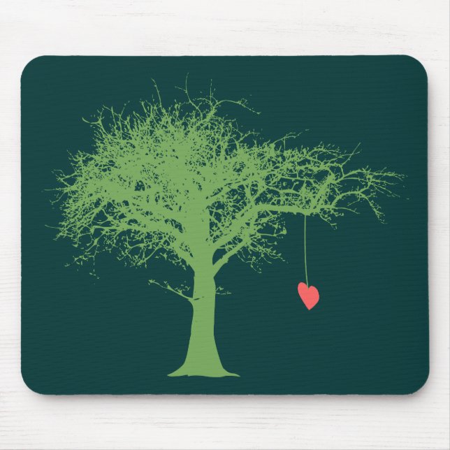 Alfombrilla De Ratón Corazón frágil Mousepad (Frente)