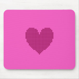 Alfombrilla De Ratón Corazón pixelado