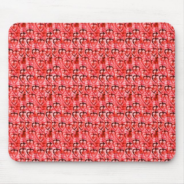 Alfombrilla De Ratón Corazón rojo (Frente)