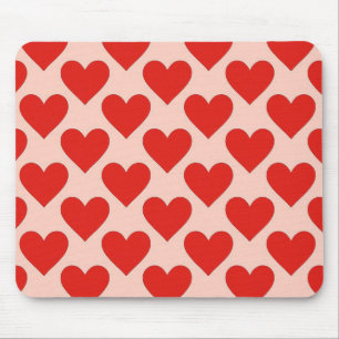 Alfombrilla De Ratón Corazón rojo tradicional del día de San Valentín