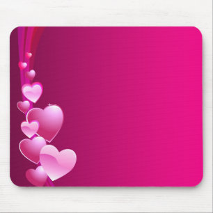 Alfombrilla De Ratón corazón rosado