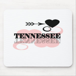 Alfombrilla De Ratón Corazón rosado Tennessee