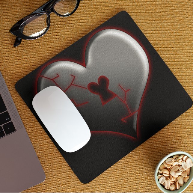 Alfombrilla De Ratón Corazón roto (Broken Heart Mouse Pad)