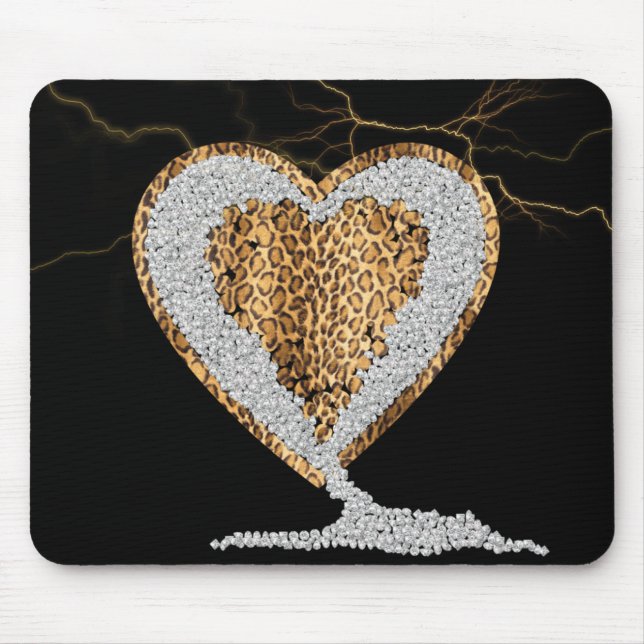 Alfombrilla De Ratón Corazón salvaje (Frente)