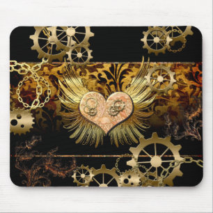 Alfombrilla De Ratón Corazón Steampunk