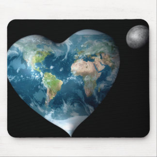 Alfombrilla De Ratón Corazón terrestre