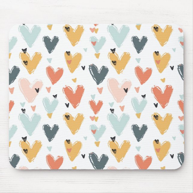 Alfombrilla De Ratón Corazones (Frente)