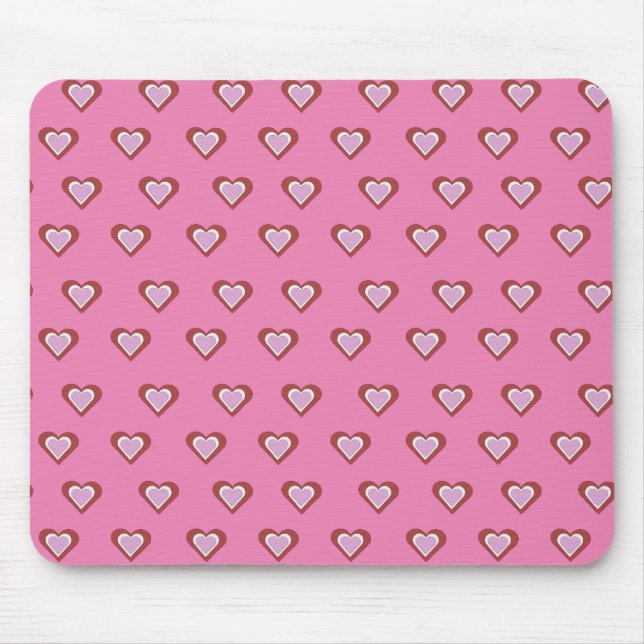 Alfombrilla De Ratón Corazones (Frente)