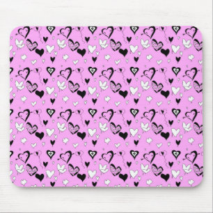 Alfombrilla De Ratón Corazones