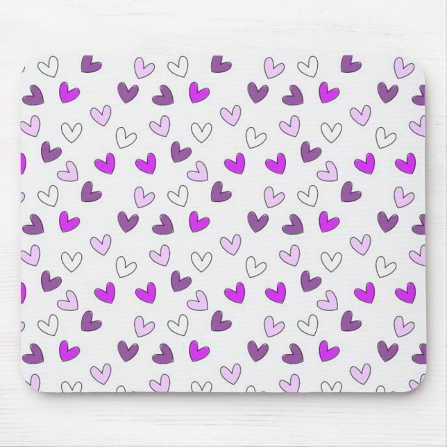 Alfombrilla De Ratón Corazones (Frente)