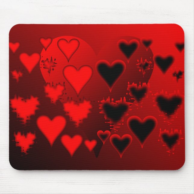 Alfombrilla De Ratón Corazones (Frente)