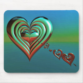 Alfombrilla De Ratón Corazones altas del cielo