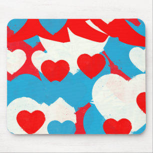Alfombrilla De Ratón Corazones de amor