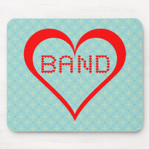 Alfombrilla De Ratón Corazones de banda