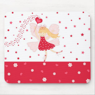 Alfombrilla De Ratón Corazones de hadas