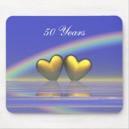 Alfombrilla De Ratón Corazones de oro de 50 años