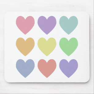 Alfombrilla De Ratón Corazones de Pastel
