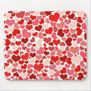 Alfombrilla De Ratón Corazones Lindos