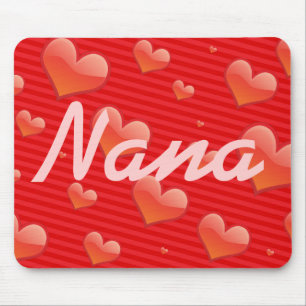 Alfombrilla De Ratón Corazones Mousepad de Nana