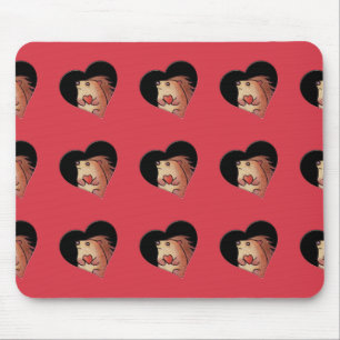 Alfombrilla De Ratón Corazones Mousepad del erizo