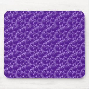 Alfombrilla De Ratón Corazones púrpuras