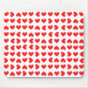 Alfombrilla De Ratón Corazones rojos