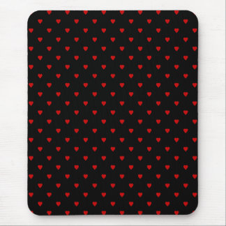 Alfombrilla De Ratón Corazones rojos y negros. Modelo