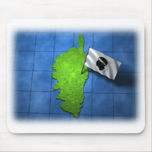 Alfombrilla De Ratón Córcega con su propia bandera