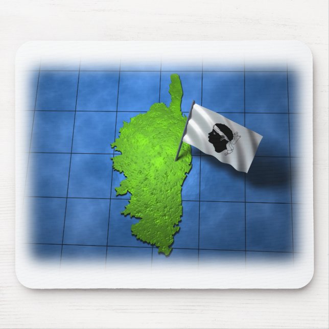 Alfombrilla De Ratón Córcega con su propia bandera (Frente)