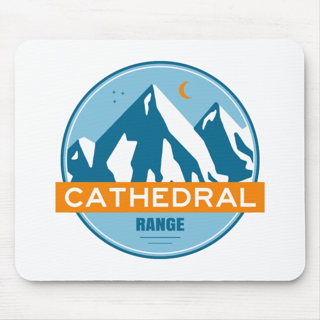Alfombrilla De Ratón Cordillera de Catedral de California (Frente)