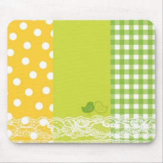 Alfombrilla De Ratón Cordón amarillo y verde Mousepad del libro de