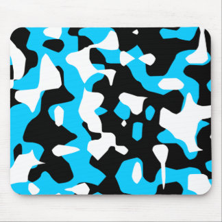 Alfombrilla De Ratón Corey Tiger 80s Retro Azul Camuflaje (Camo)