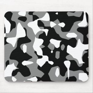Alfombrilla De Ratón Corey Tiger 80s Retro Camuflaje Gris (Camo)