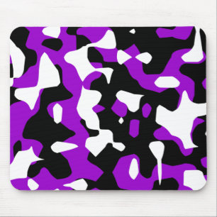 Alfombrilla De Ratón Corey Tiger 80s Retro Camuflaje Morado (Camo)