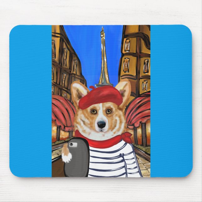 Alfombrilla De Ratón Corgi (Frente)