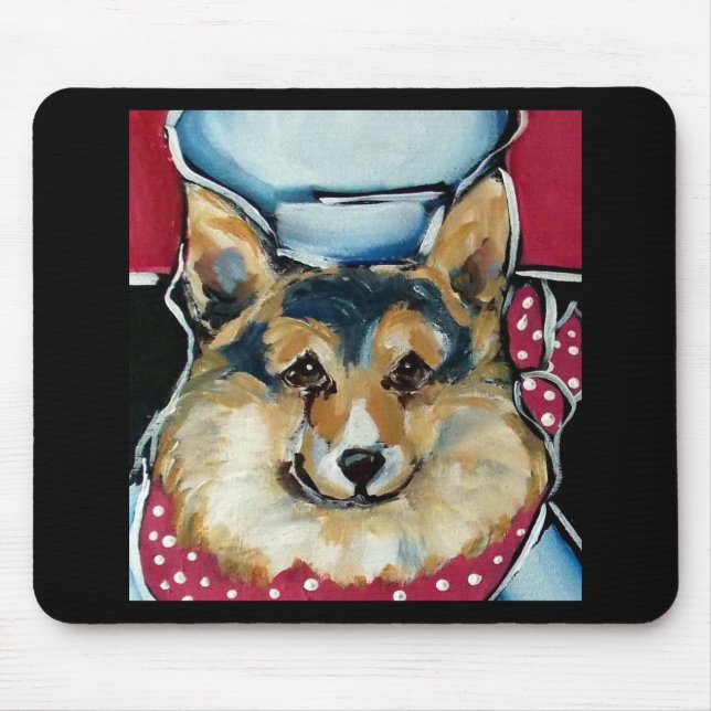 Alfombrilla De Ratón Corgi Galés Cardigan (Frente)