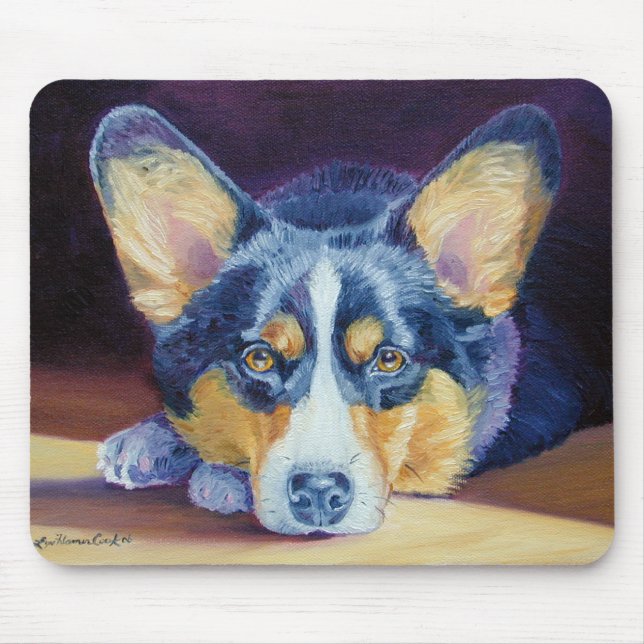 Alfombrilla De Ratón Corgi Mousepad de Pembroke (Frente)